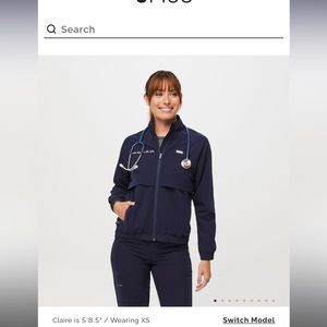 FIGS Womens Sydney Scrub Jacket